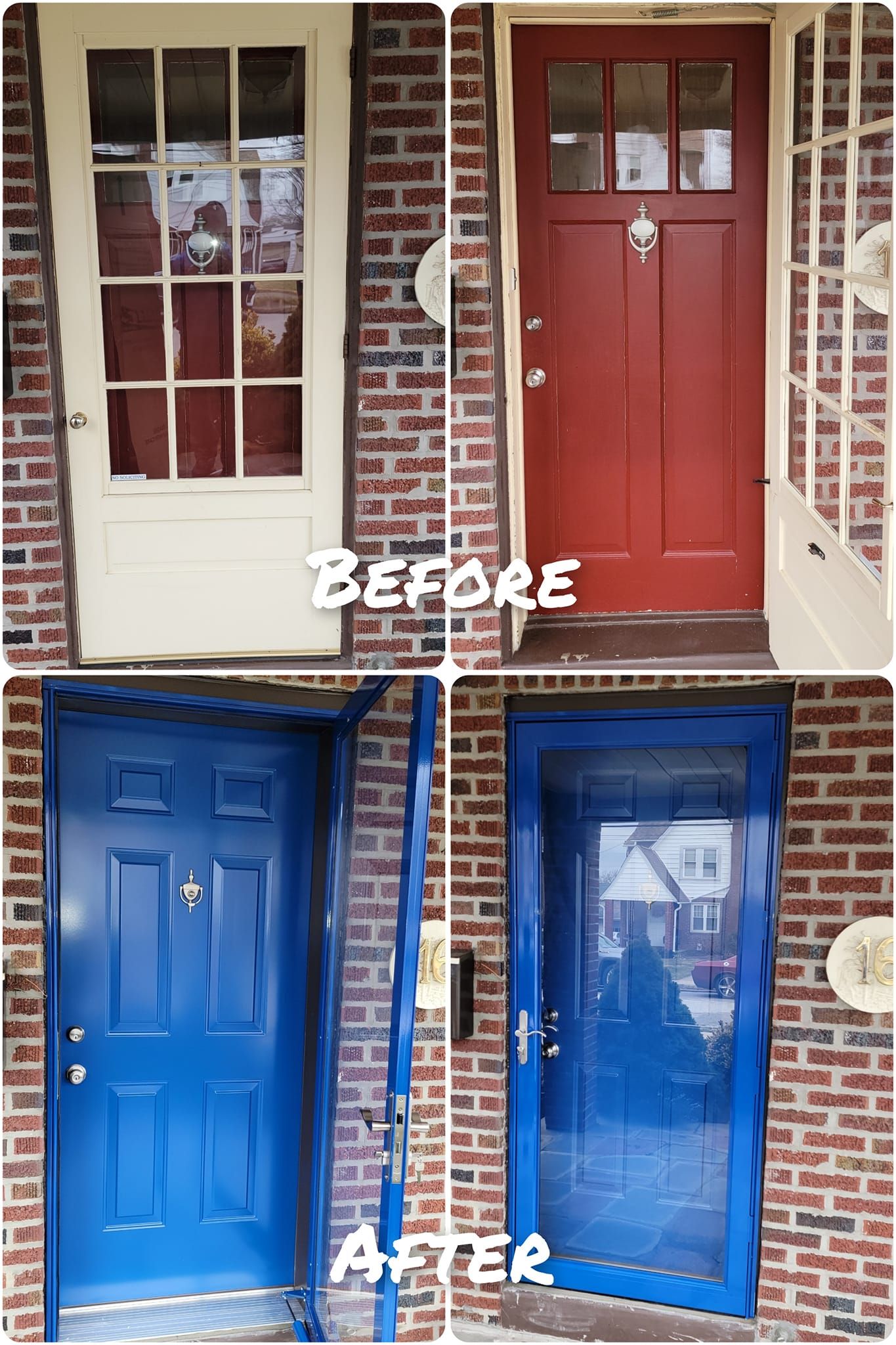 Before and after door project 21